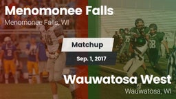 Matchup: Menomonee Falls vs. Wauwatosa West  2017