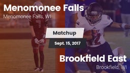 Matchup: Menomonee Falls vs. Brookfield East  2017