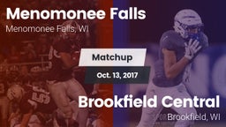 Matchup: Menomonee Falls vs. Brookfield Central  2017