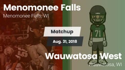 Matchup: Menomonee Falls vs. Wauwatosa West  2018