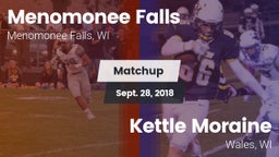 Matchup: Menomonee Falls vs. Kettle Moraine  2018