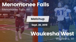 Matchup: Menomonee Falls vs. Waukesha West  2019