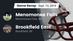 Recap: Menomonee Falls  vs. Brookfield East  2019