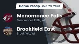 Recap: Menomonee Falls  vs. Brookfield East  2020