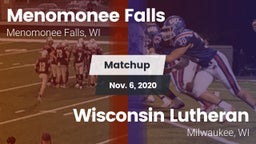 Matchup: Menomonee Falls vs. Wisconsin Lutheran  2020