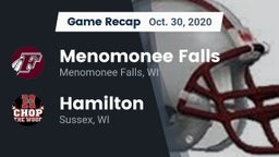 Recap: Menomonee Falls  vs. Hamilton  2020