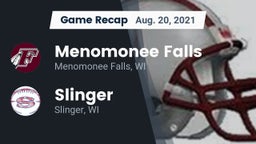 Recap: Menomonee Falls  vs. Slinger  2021