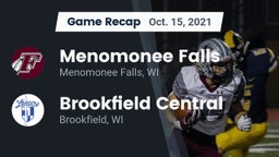 Recap: Menomonee Falls  vs. Brookfield Central  2021