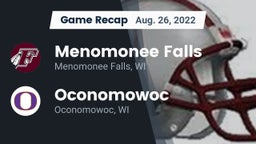 Recap: Menomonee Falls  vs. Oconomowoc  2022