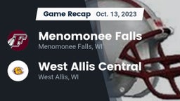 Recap: Menomonee Falls  vs. West Allis Central  2023