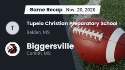 Recap: Tupelo Christian Preparatory School vs. Biggersville  2020