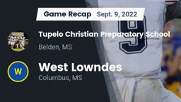 Recap: Tupelo Christian Preparatory School vs. West Lowndes  2022
