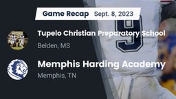 Recap: Tupelo Christian Preparatory School vs. Memphis Harding Academy 2023