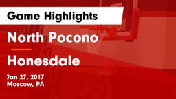 North Pocono  vs Honesdale  Game Highlights - Jan 27, 2017