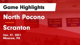 North Pocono  vs Scranton  Game Highlights - Jan. 27, 2021