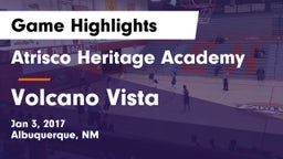 Atrisco Heritage Academy  vs Volcano Vista  Game Highlights - Jan 3, 2017