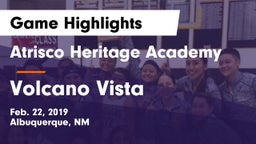 Atrisco Heritage Academy  vs Volcano Vista  Game Highlights - Feb. 22, 2019