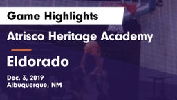 Atrisco Heritage Academy  vs Eldorado  Game Highlights - Dec. 3, 2019