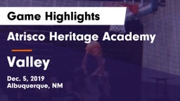 Atrisco Heritage Academy  vs Valley  Game Highlights - Dec. 5, 2019