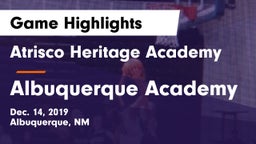 Atrisco Heritage Academy  vs Albuquerque Academy Game Highlights - Dec. 14, 2019