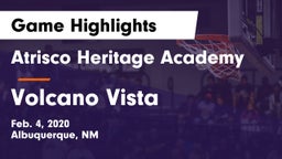 Atrisco Heritage Academy  vs Volcano Vista  Game Highlights - Feb. 4, 2020