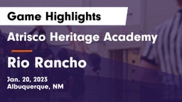 Atrisco Heritage Academy  vs Rio Rancho  Game Highlights - Jan. 20, 2023