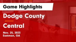 Dodge County  vs Central  Game Highlights - Nov. 25, 2023