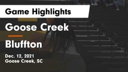 Goose Creek  vs Bluffton  Game Highlights - Dec. 12, 2021