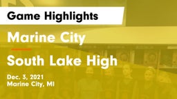 Marine City  vs South Lake High Game Highlights - Dec. 3, 2021