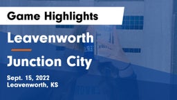 Leavenworth  vs Junction City  Game Highlights - Sept. 15, 2022