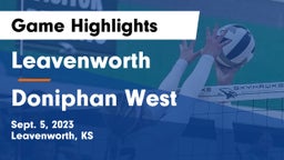 Leavenworth  vs Doniphan West  Game Highlights - Sept. 5, 2023