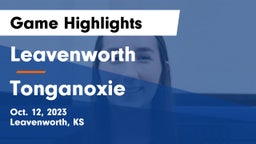 Leavenworth  vs Tonganoxie  Game Highlights - Oct. 12, 2023