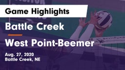 Battle Creek  vs West Point-Beemer  Game Highlights - Aug. 27, 2020