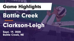 Battle Creek  vs Clarkson-Leigh  Game Highlights - Sept. 19, 2020