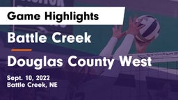 Battle Creek  vs Douglas County West  Game Highlights - Sept. 10, 2022