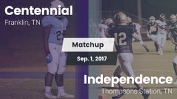 Matchup: Centennial High vs. Independence  2017