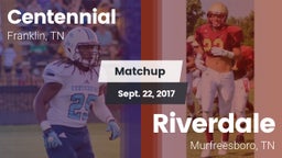 Matchup: Centennial High vs. Riverdale  2017