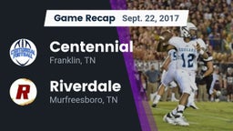 Recap: Centennial  vs. Riverdale  2017