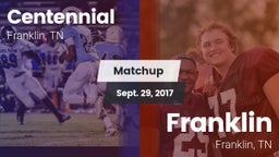 Matchup: Centennial High vs. Franklin  2017