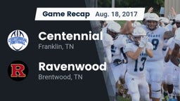 Recap: Centennial  vs. Ravenwood  2017