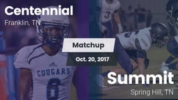 Matchup: Centennial High vs. Summit  2017