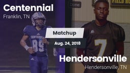 Matchup: Centennial High vs. Hendersonville  2018