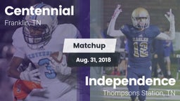 Matchup: Centennial High vs. Independence  2018
