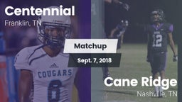 Matchup: Centennial High vs. Cane Ridge  2018