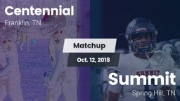 Matchup: Centennial High vs. Summit  2018