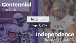 Matchup: Centennial High vs. Independence  2019