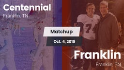 Matchup: Centennial High vs. Franklin  2019