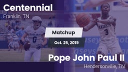 Matchup: Centennial High vs. Pope John Paul II  2019