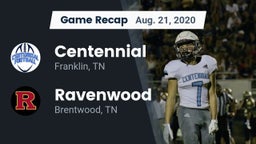 Recap: Centennial  vs. Ravenwood  2020