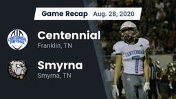 Recap: Centennial  vs. Smyrna  2020